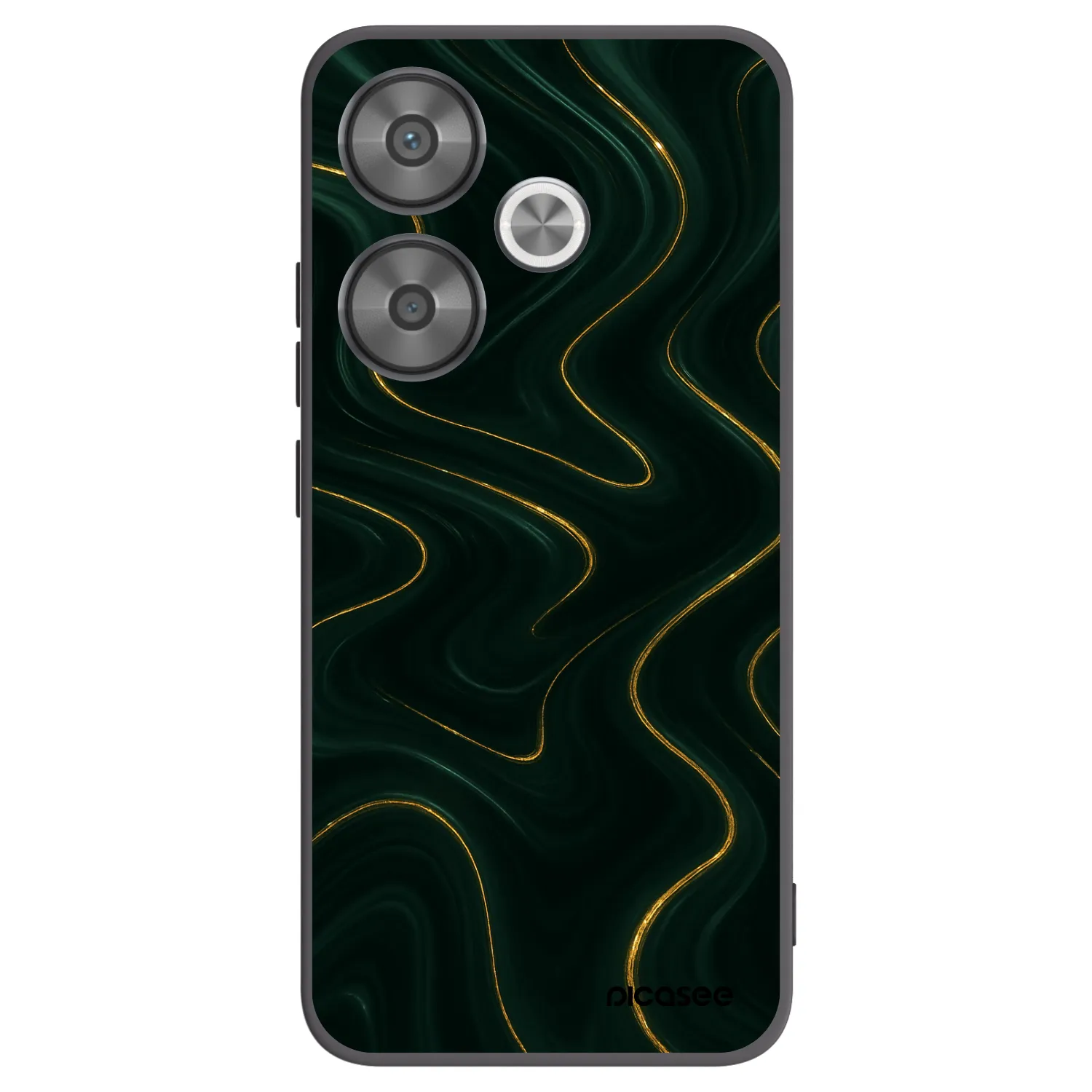 Picasee husă neagră din silicon pentru Xiaomi Poco F6 - Vawes