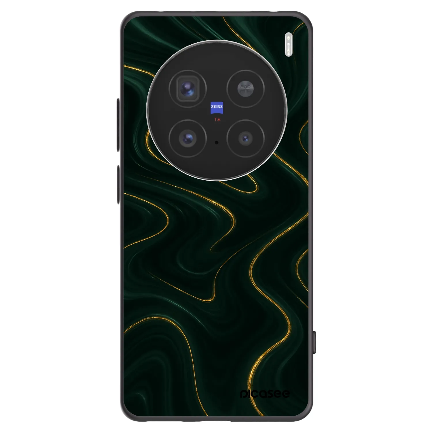 Picasee husă neagră din silicon pentru Vivo X200 Pro - Vawes