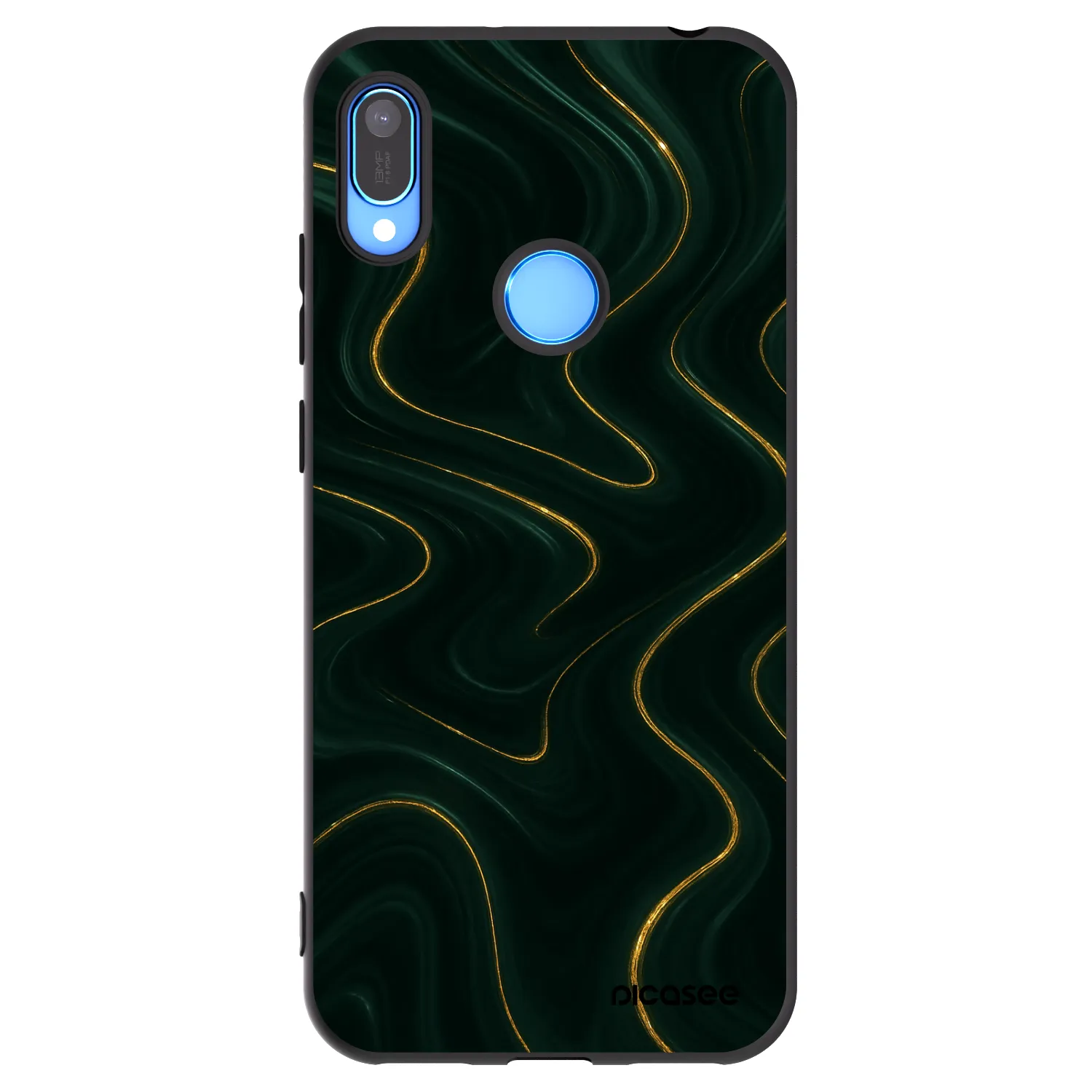 Picasee husă neagră din silicon pentru Huawei Y6 2019 - Vawes
