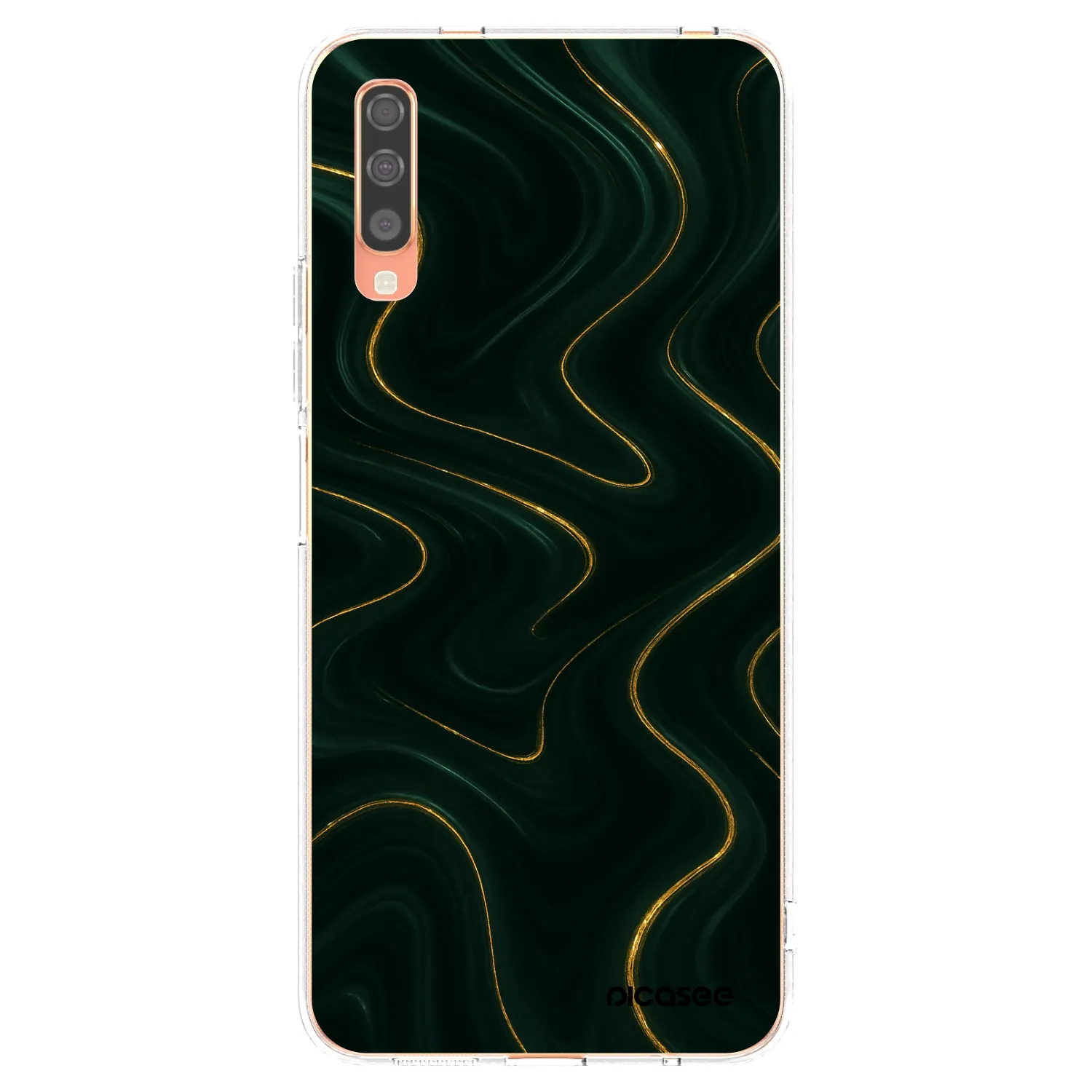 Picasee husă transparentă din silicon pentru Samsung Galaxy A70 A705F - Vawes
