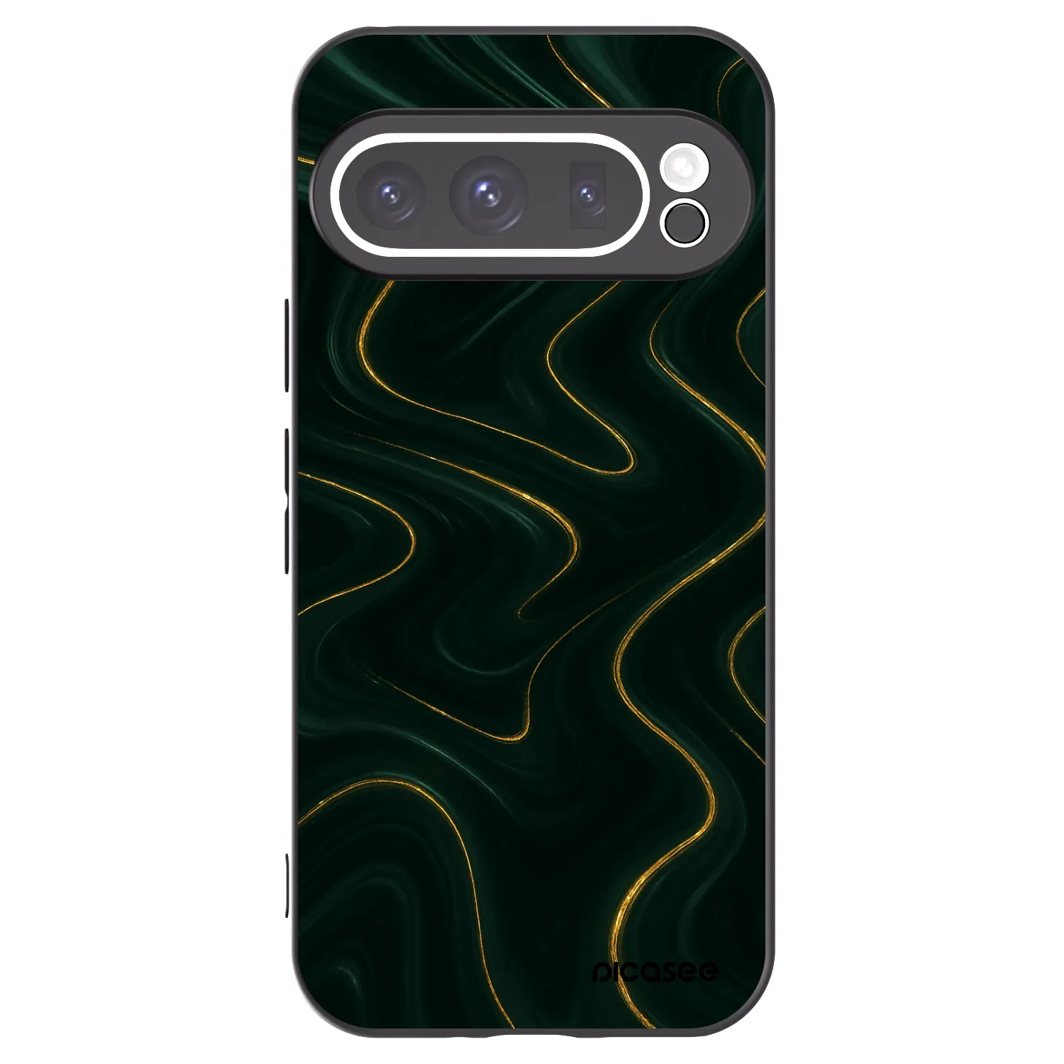 Picasee husă neagră din silicon pentru Google Pixel 9 Pro XL - Vawes