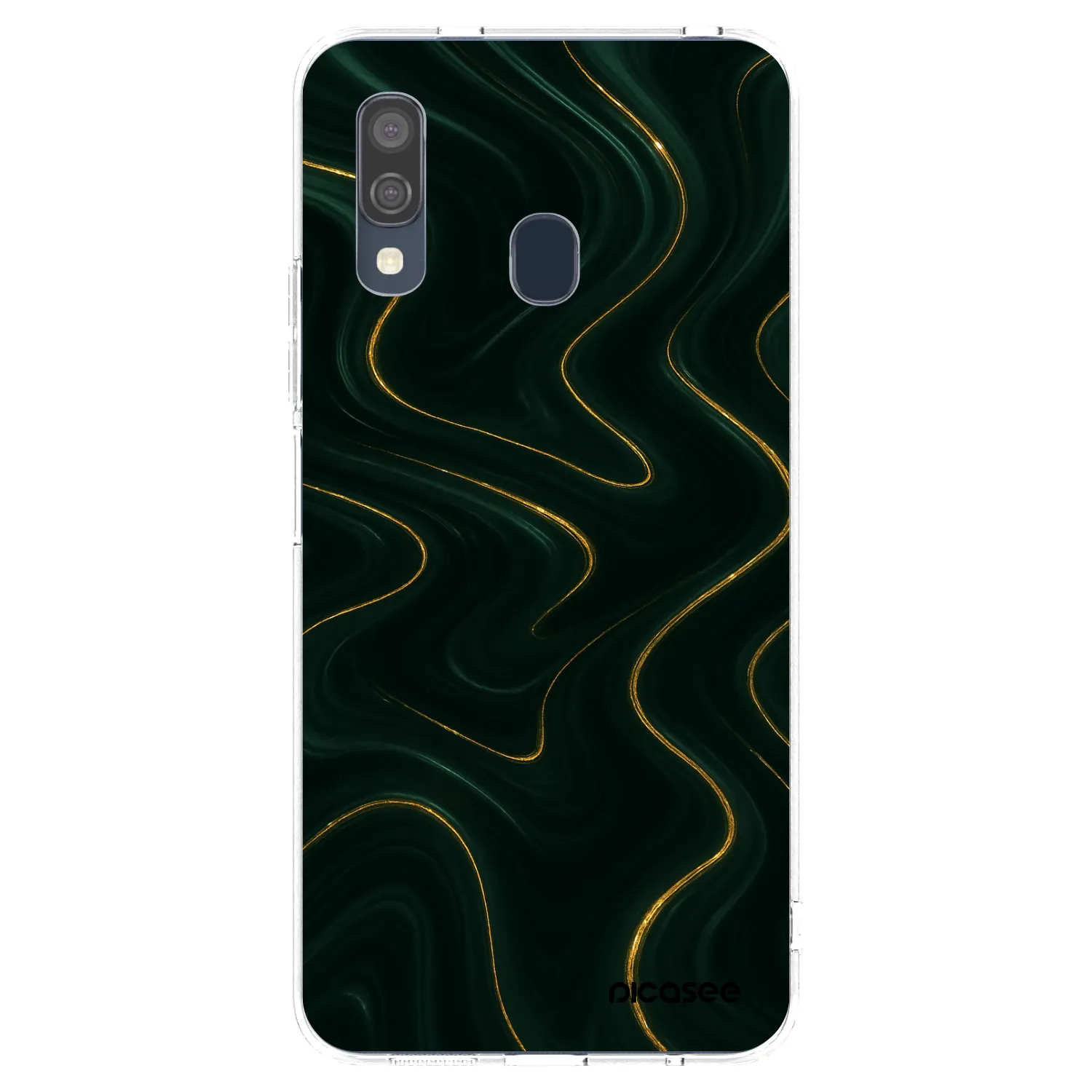 Picasee husă transparentă din silicon pentru Samsung Galaxy A40 A405F - Vawes