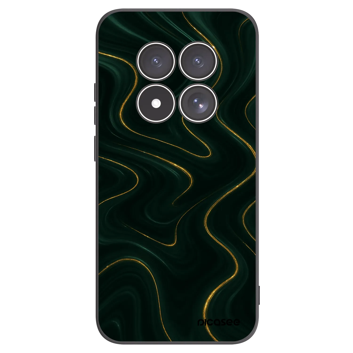 Picasee husă neagră din silicon pentru Xiaomi Redmi Note 15 Pro 4G - Vawes