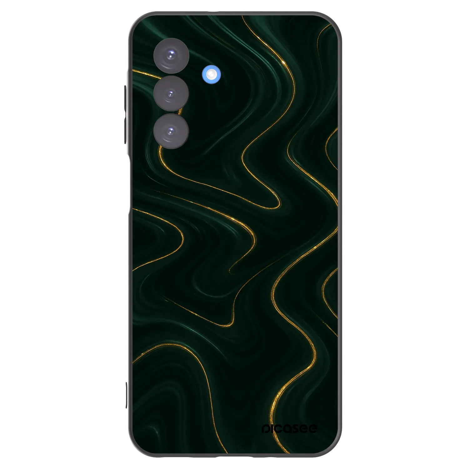 Picasee husă neagră din silicon pentru Samsung Galaxy A17 5G - Vawes