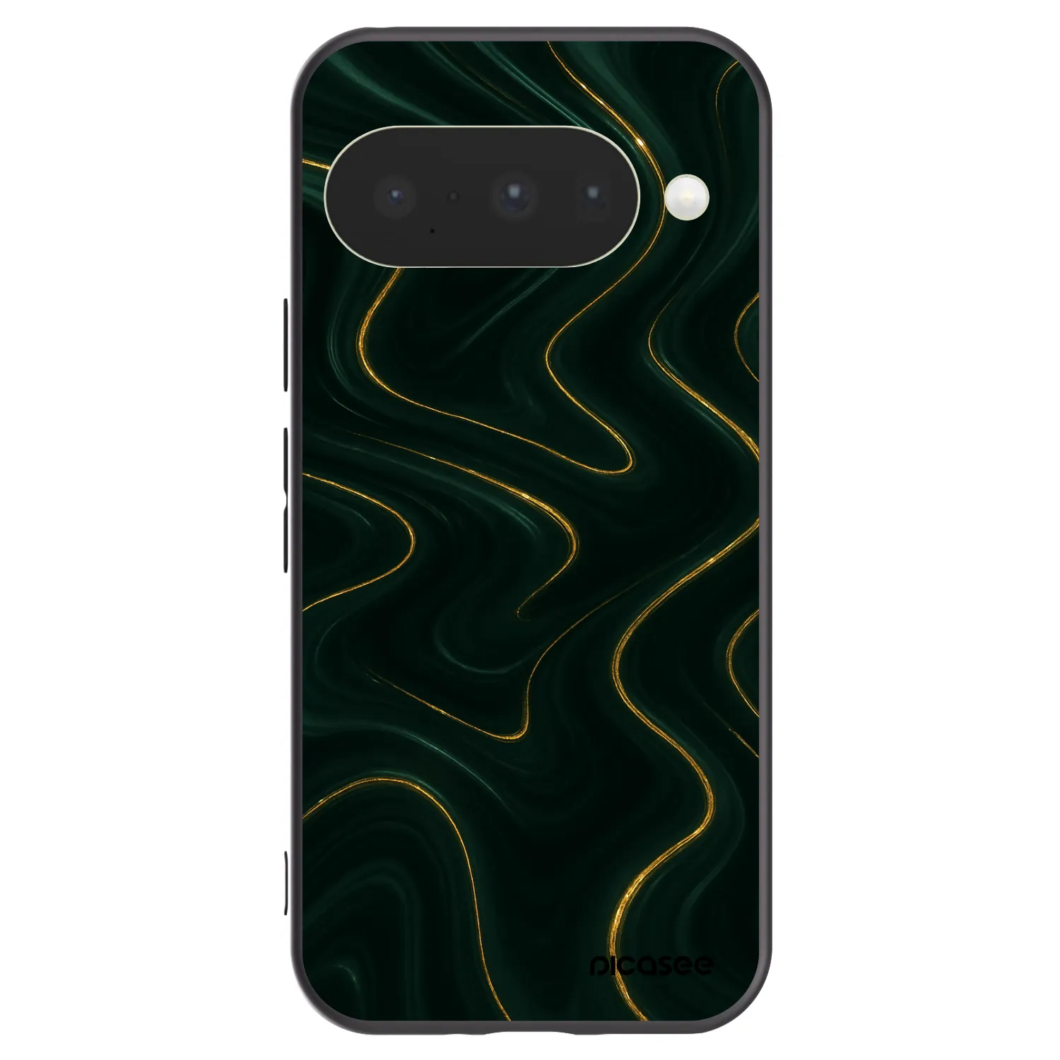 Picasee husă neagră din silicon pentru Google Pixel 10 - Vawes