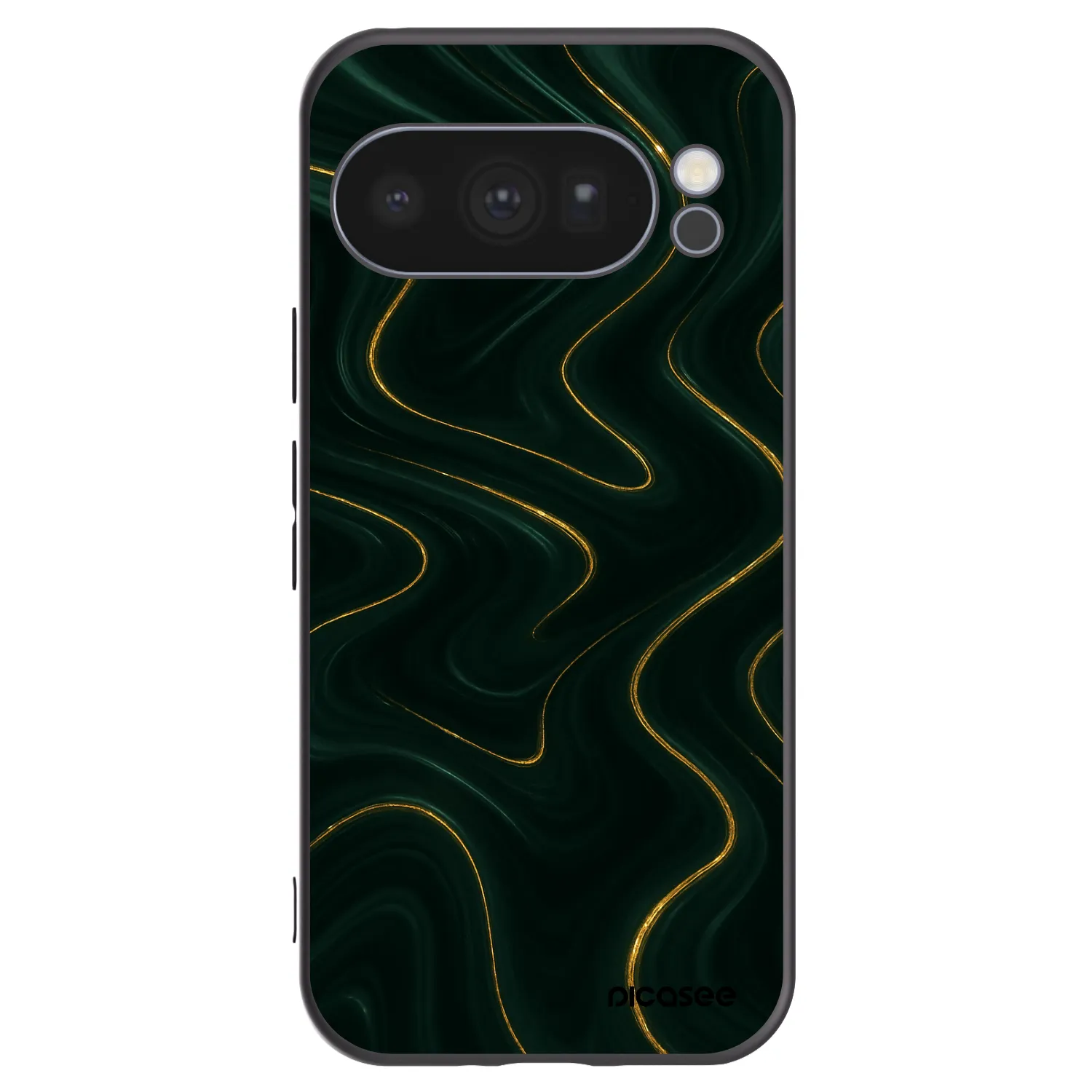 Picasee husă neagră din silicon pentru Google Pixel 10 Pro - Vawes