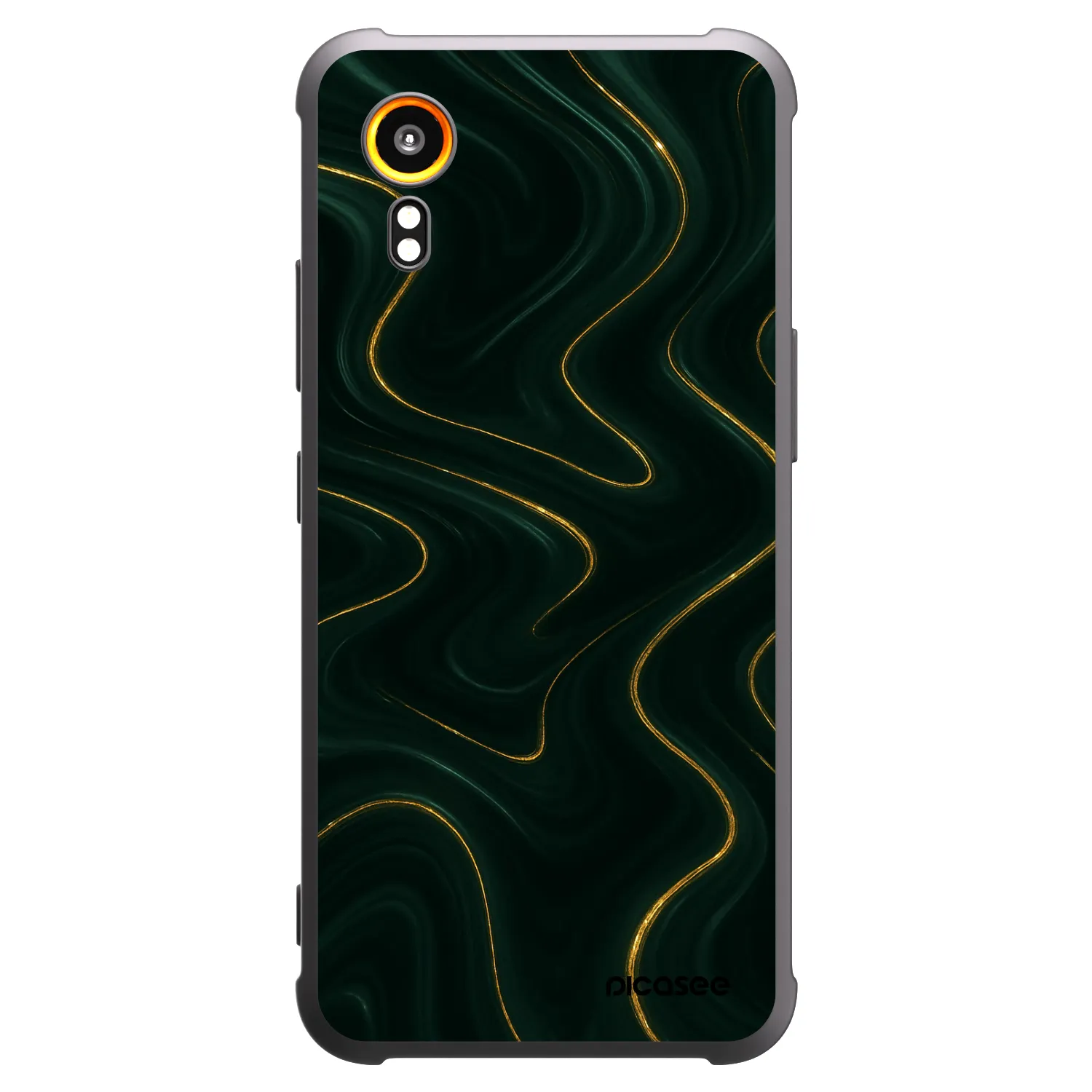 Picasee husă neagră din silicon pentru Samsung Galaxy Xcover 7 - Vawes