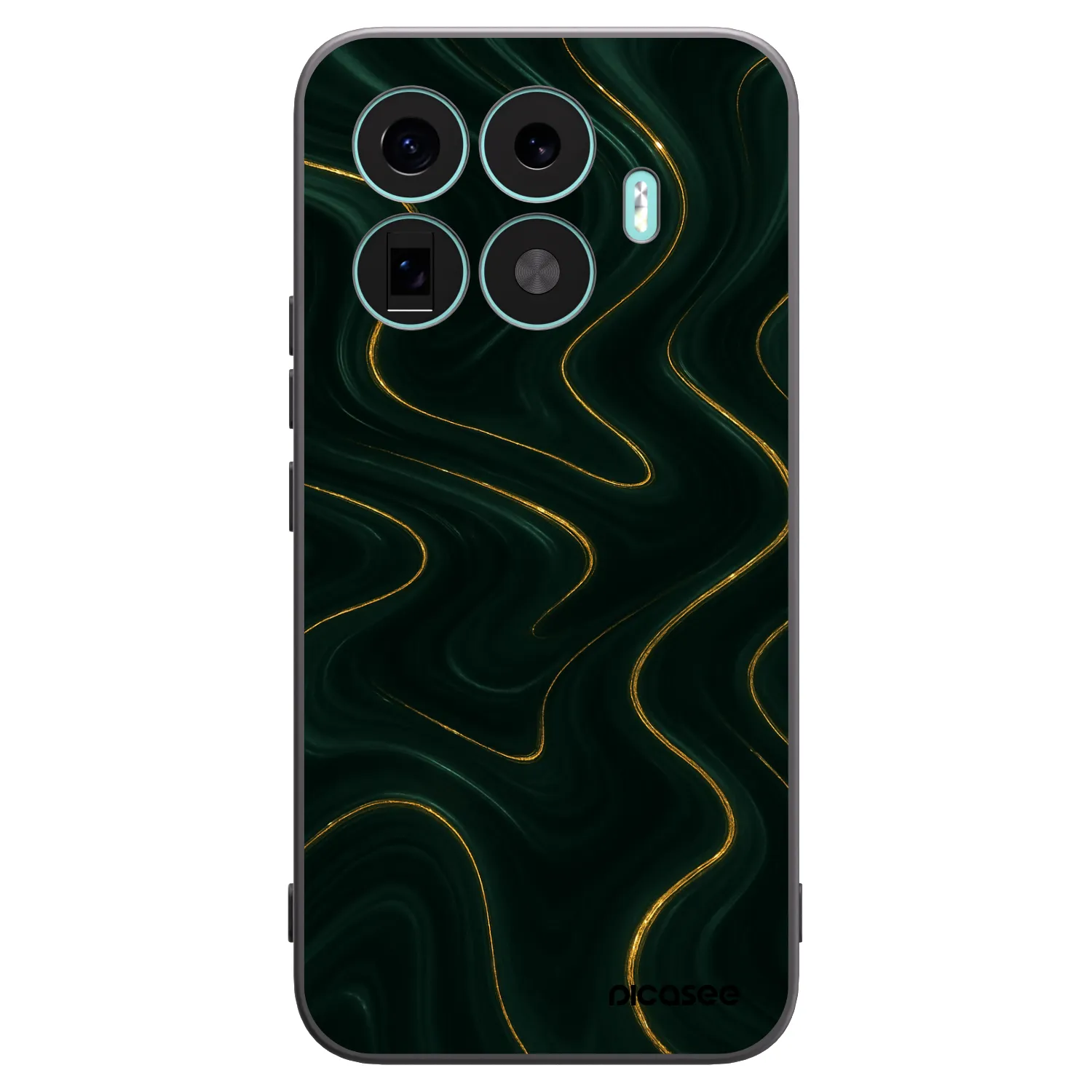 Picasee husă neagră din silicon pentru Xiaomi 17T Pro - Vawes