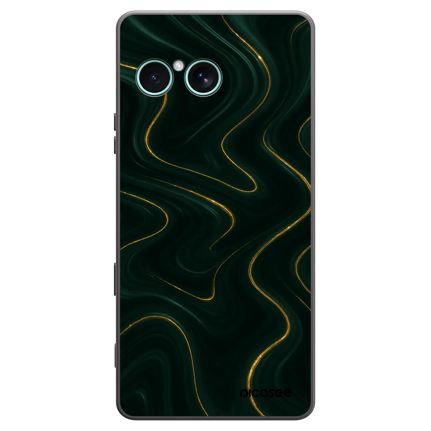 Picasee husă neagră din silicon pentru Sony Xperia 10 VII - Vawes