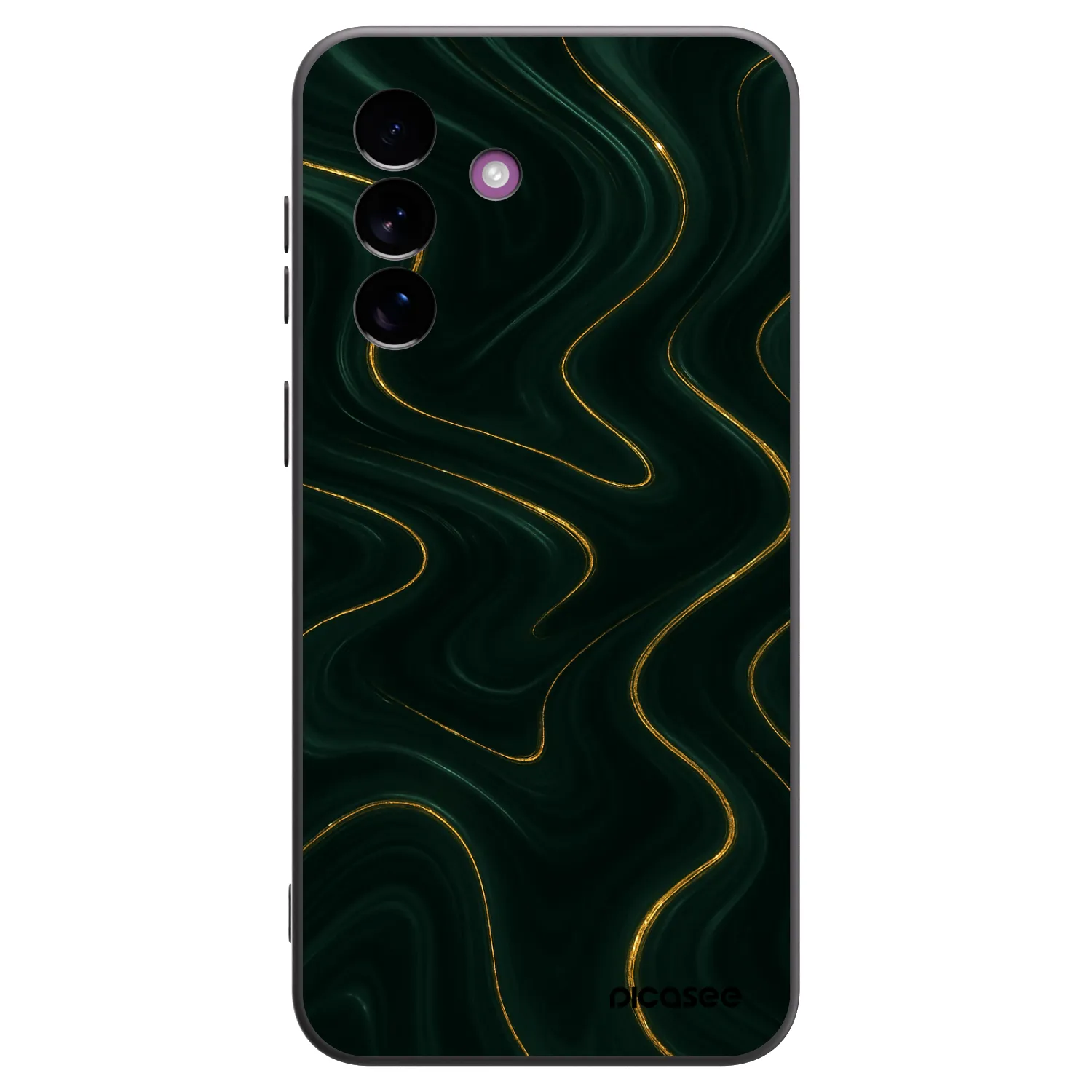 Picasee husă neagră din silicon pentru Samsung Galaxy A37 - Vawes