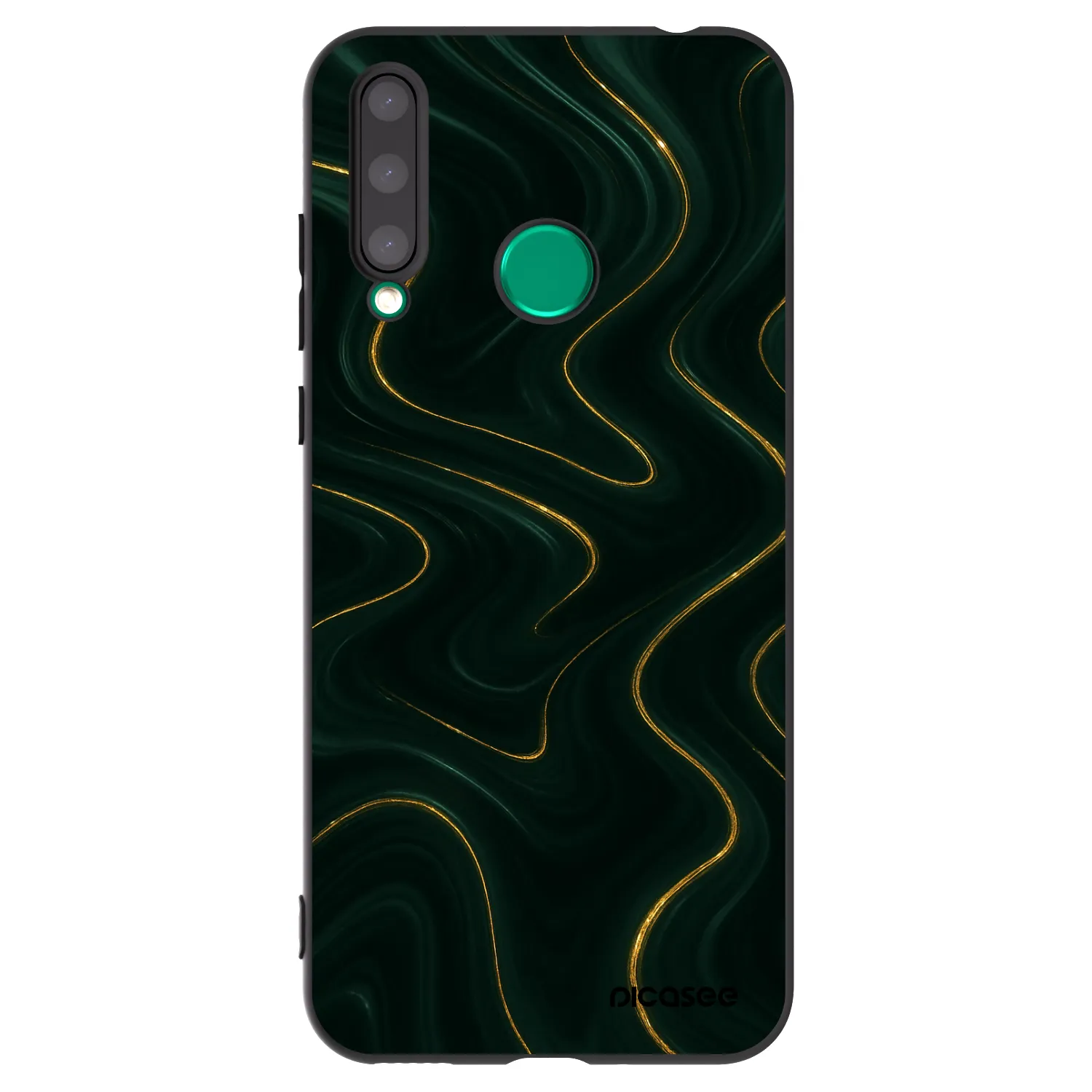 Picasee husă neagră din silicon pentru Honor 20 Lite - Vawes