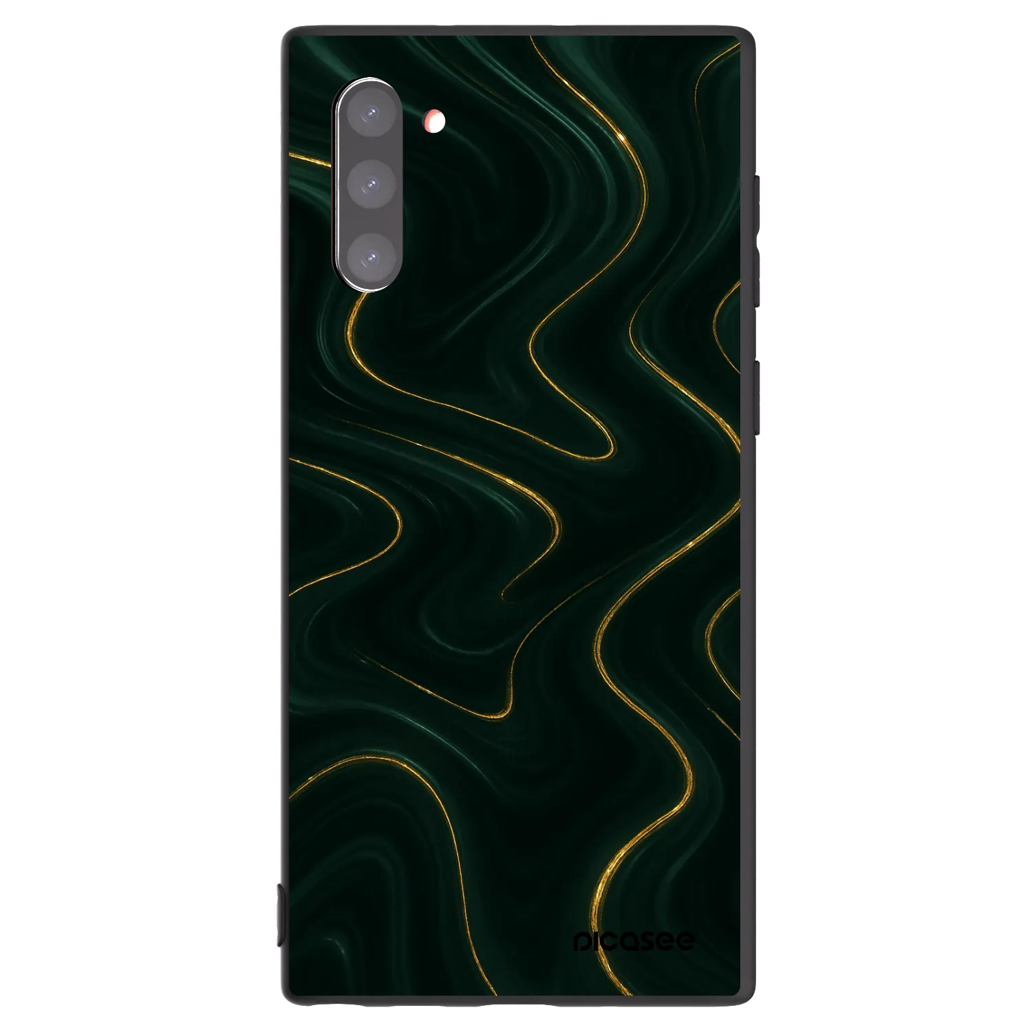 Picasee husă neagră din silicon pentru Samsung Galaxy Note 10 N970F - Vawes