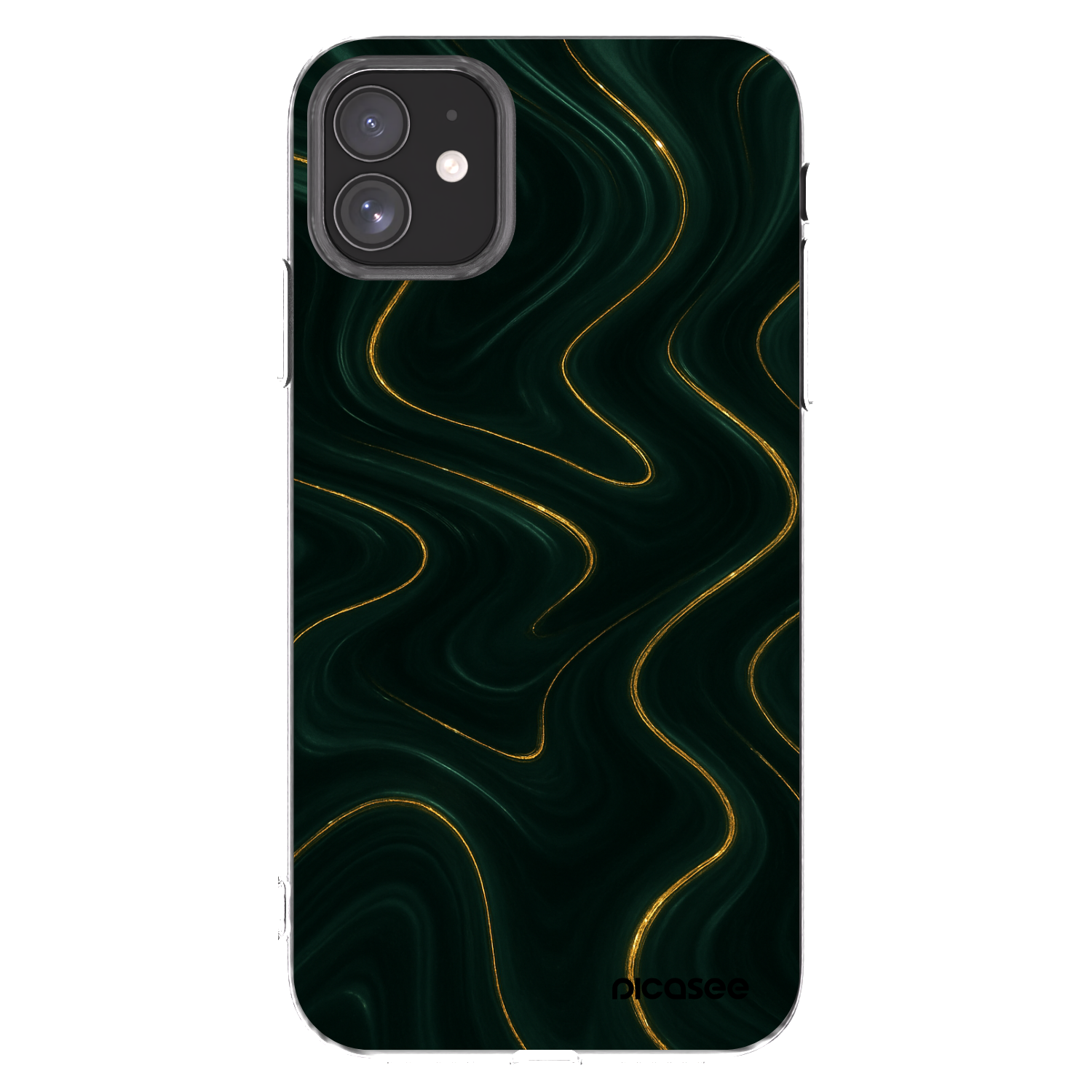 Picasee husă transparentă din silicon pentru Apple iPhone 11 - Vawes