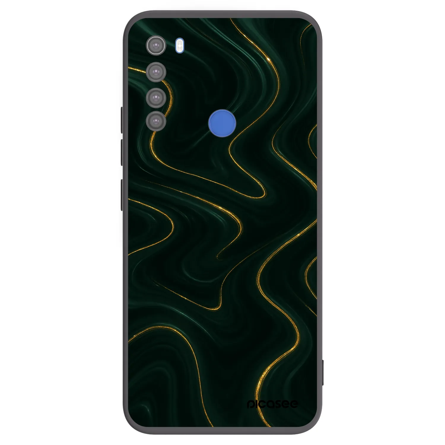 Picasee husă neagră din silicon pentru Xiaomi Redmi Note 8T - Vawes