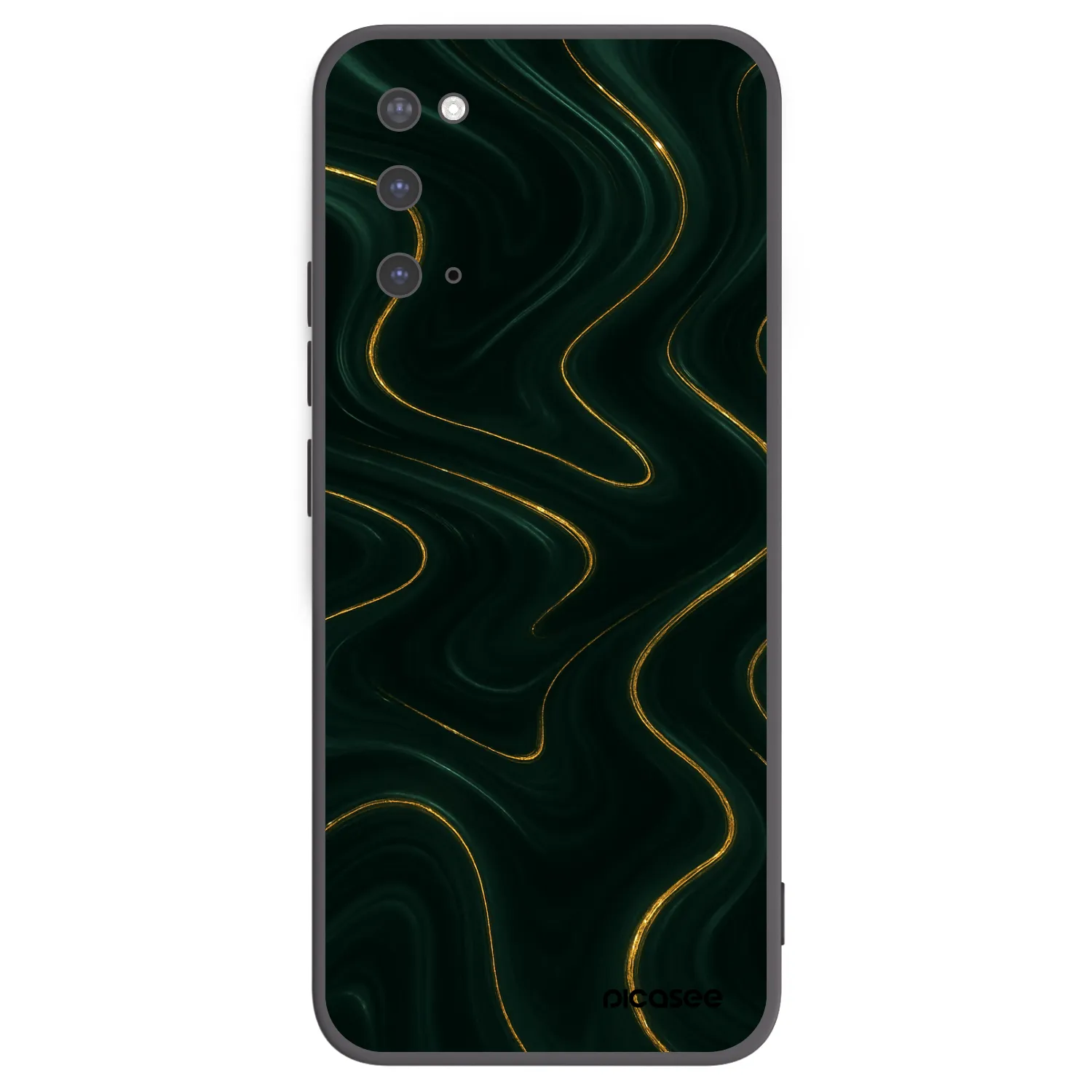 Picasee husă neagră din silicon pentru Samsung Galaxy S20 G980F - Vawes