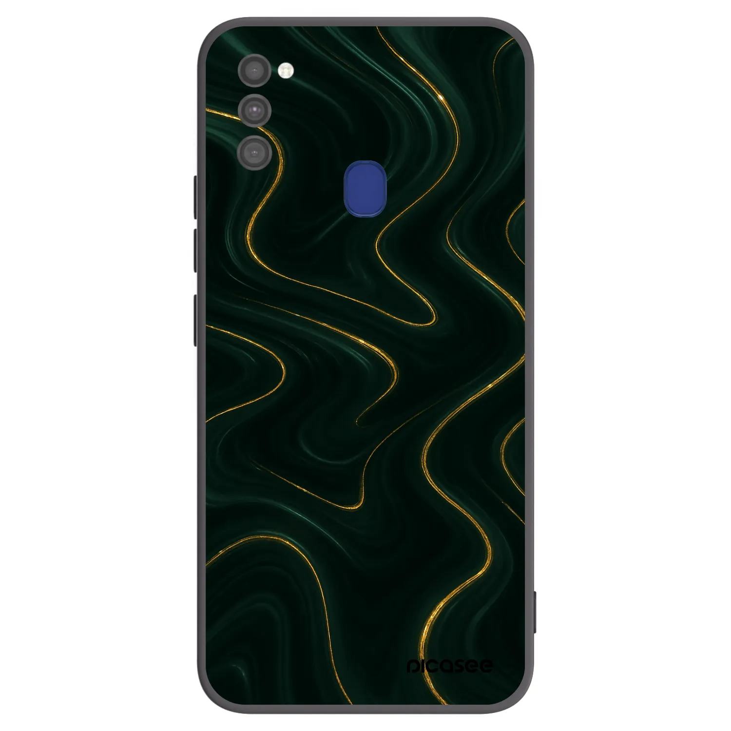 Picasee husă neagră din silicon pentru Samsung Galaxy M21 M215F - Vawes