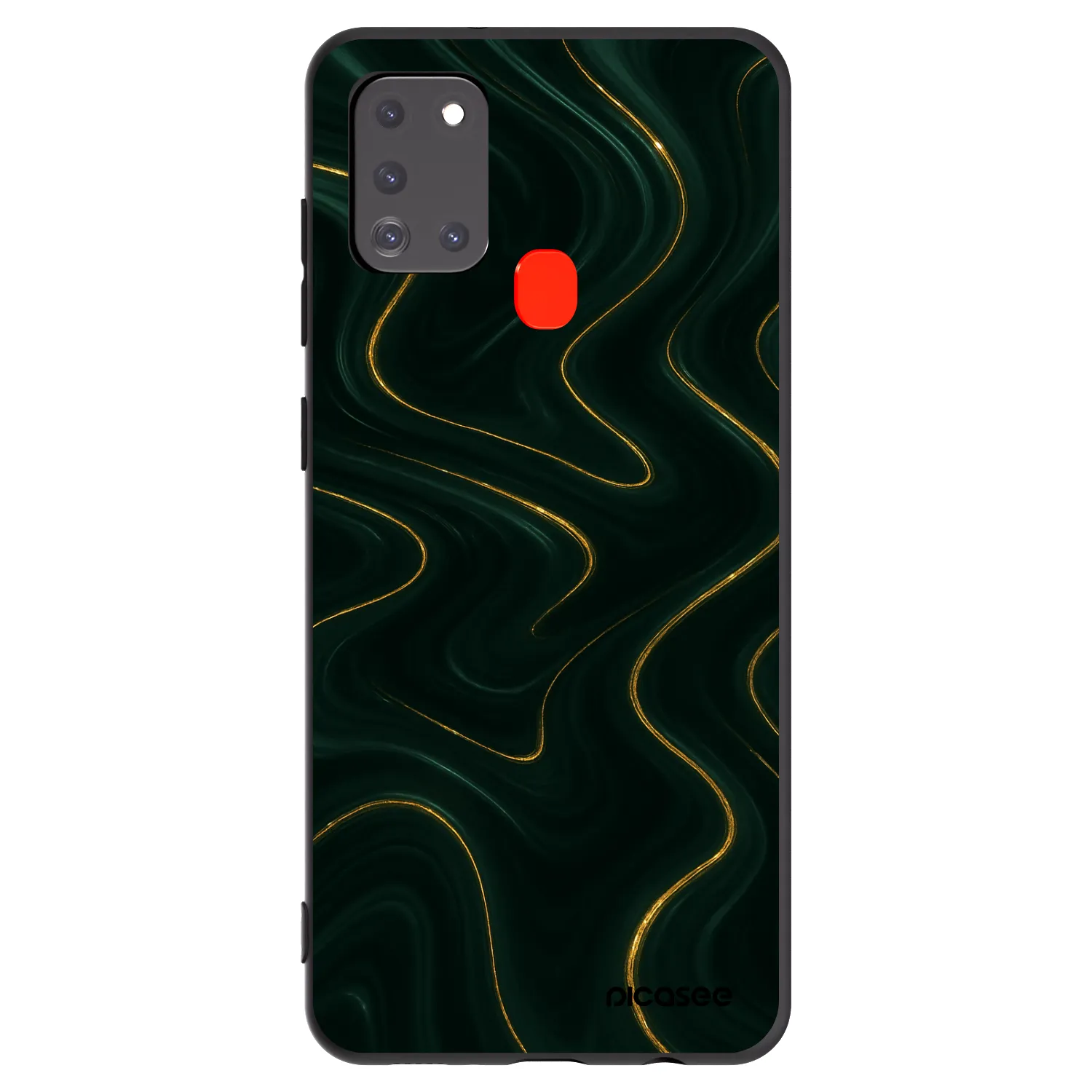 Picasee husă neagră din silicon pentru Samsung Galaxy A21s - Vawes