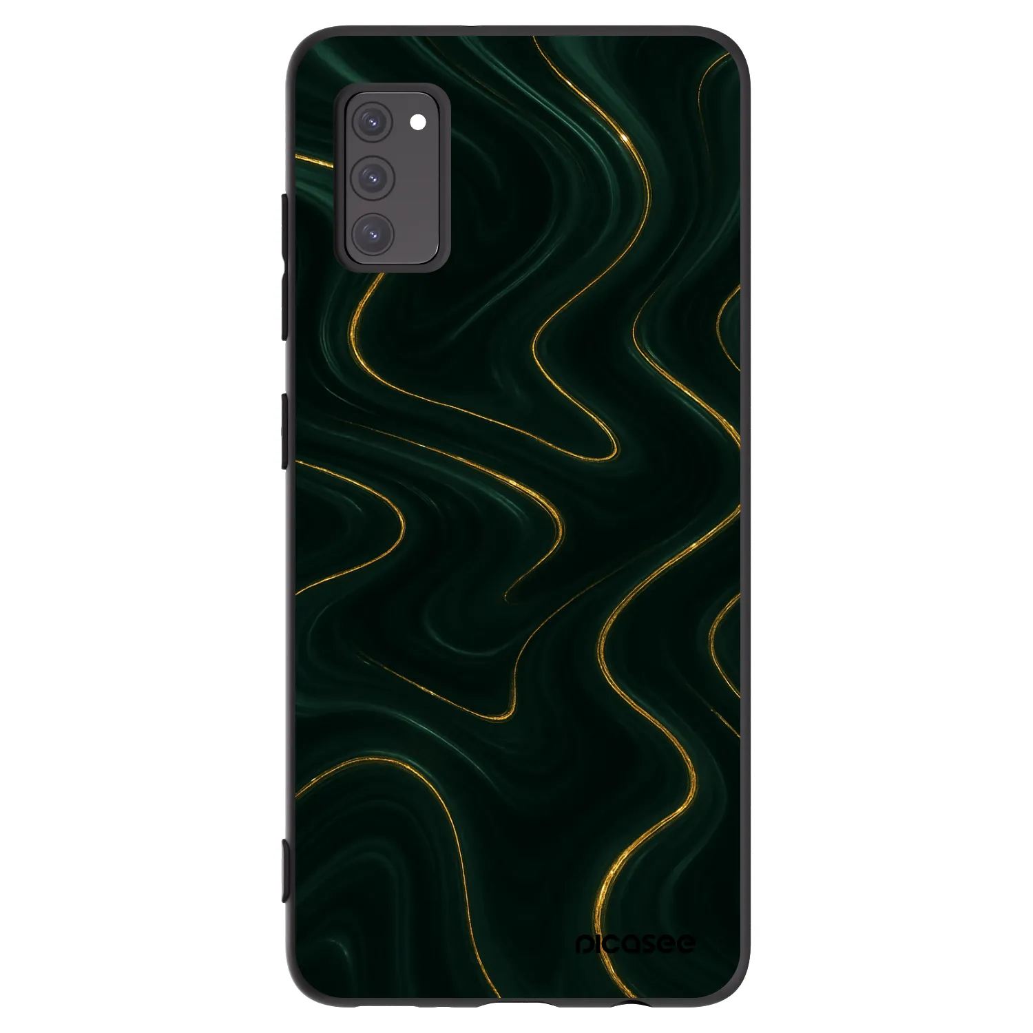Picasee husă neagră din silicon pentru Samsung Galaxy A41 A415F - Vawes