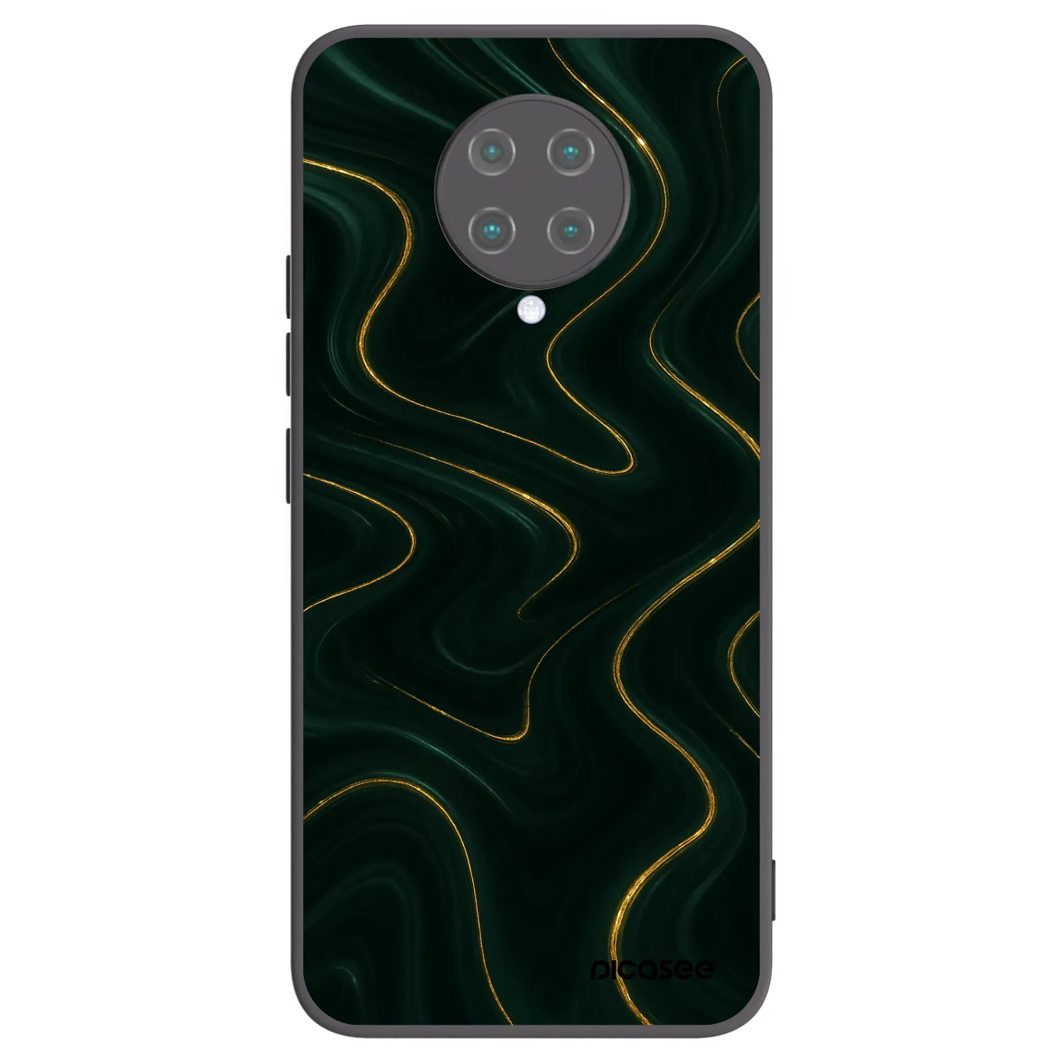 Picasee husă neagră din silicon pentru Xiaomi Poco F2 Pro - Vawes