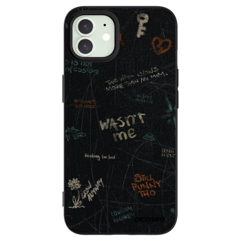 Picasee husă neagră din silicon pentru Apple iPhone 12 Pro - CONFESSION