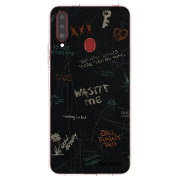 Picasee husă transparentă din silicon pentru Samsung Galaxy A20s - CONFESSION