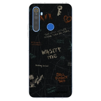 Picasee husă transparentă din silicon pentru Realme 5 - CONFESSION