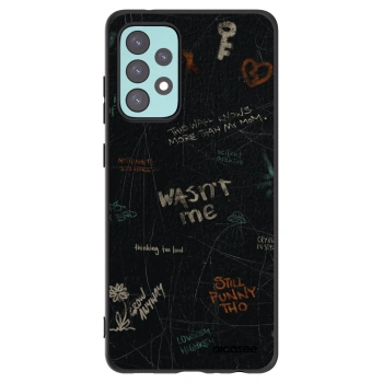 Picasee husă neagră din silicon pentru Samsung Galaxy A72 A725F - CONFESSION