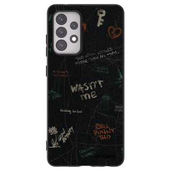Picasee husă neagră din silicon pentru Samsung Galaxy A52s 5G A528B - CONFESSION
