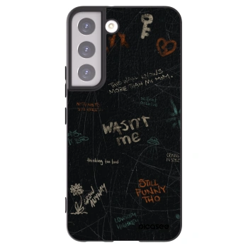 Picasee husă neagră din silicon pentru Samsung Galaxy S22 5G - CONFESSION