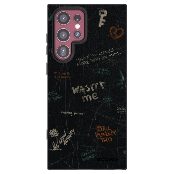 Picasee husă neagră din silicon pentru Samsung Galaxy S22 Ultra 5G - CONFESSION