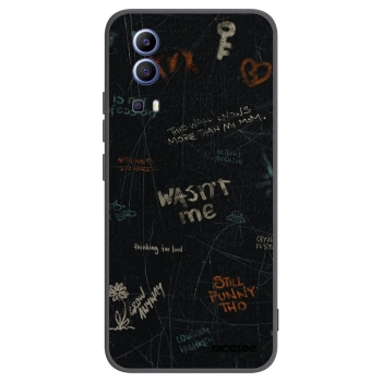 Picasee husă neagră din silicon pentru Vivo Y52 5G - CONFESSION