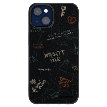 Picasee husă neagră din silicon pentru Apple iPhone 14 - CONFESSION