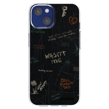 Picasee husă transparentă din silicon pentru Apple iPhone 14 - CONFESSION