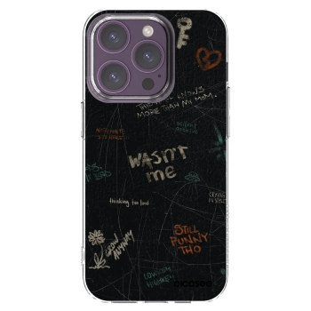 Picasee husă transparentă din silicon pentru Apple iPhone 14 Pro - CONFESSION