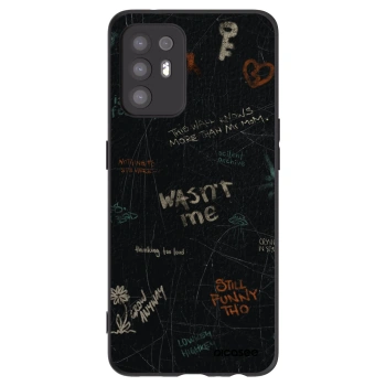 Picasee husă neagră din silicon pentru OPPO A94 5G - CONFESSION