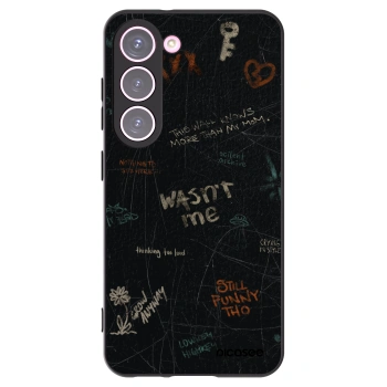 Picasee husă neagră din silicon pentru Samsung Galaxy S23 5G - CONFESSION