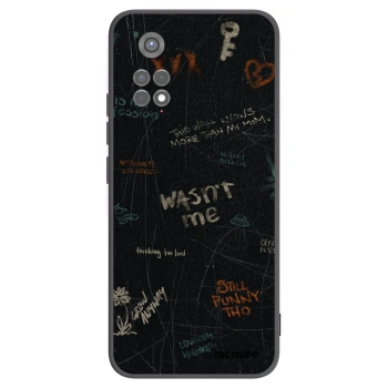 Picasee husă neagră din silicon pentru Xiaomi Redmi Note 11S 5G - CONFESSION