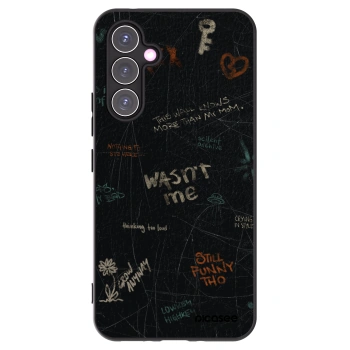 Picasee husă neagră din silicon pentru Samsung Galaxy A54 5G A546B - CONFESSION