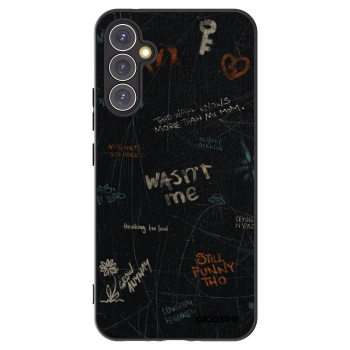 Picasee husă neagră din silicon pentru Samsung Galaxy A34 5G A346B - CONFESSION