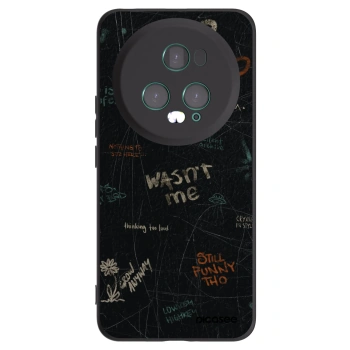 Picasee husă neagră din silicon pentru Honor Magic5 Pro - CONFESSION