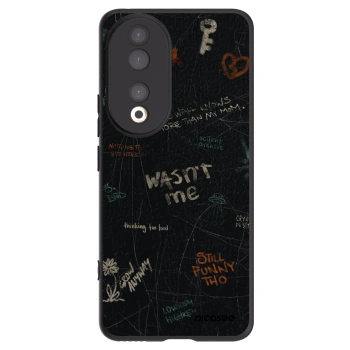 Picasee husă neagră din silicon pentru Honor 90 5G - CONFESSION