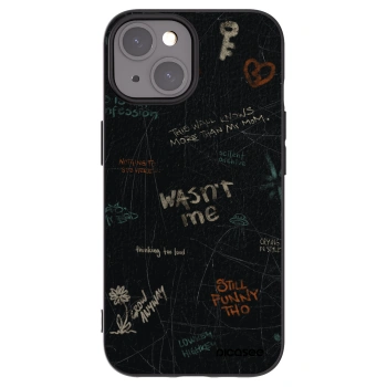 Picasee husă neagră din silicon pentru Apple iPhone 15 - CONFESSION