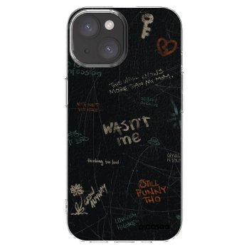 Picasee husă transparentă din silicon pentru Apple iPhone 15 - CONFESSION