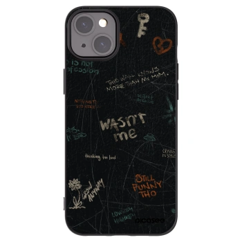 Picasee husă neagră din silicon pentru Apple iPhone 15 Plus - CONFESSION