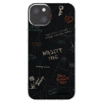 Picasee husă transparentă din silicon pentru Apple iPhone 15 Plus - CONFESSION