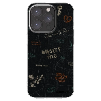 Picasee husă transparentă din silicon pentru Apple iPhone 15 Pro - CONFESSION