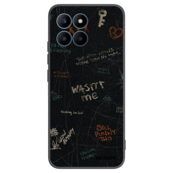 Picasee husă neagră din silicon pentru Honor 70 Lite - CONFESSION