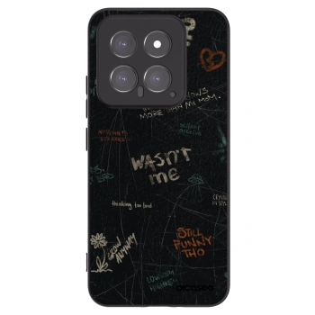 Picasee husă neagră din silicon pentru Xiaomi 14 - CONFESSION