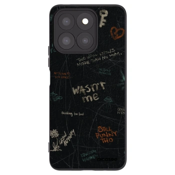 Picasee husă neagră din silicon pentru Honor X8b - CONFESSION