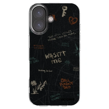 Picasee husă transparentă din silicon pentru Apple iPhone 16 - CONFESSION